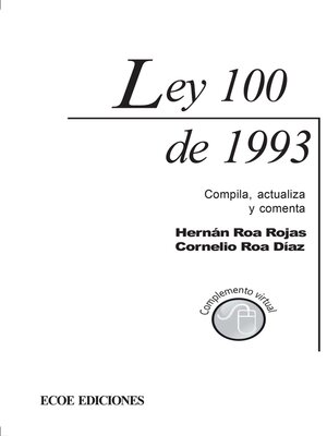 cover image of Ley 100 de 1993